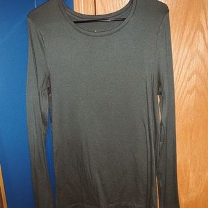 green cozy long sleeve